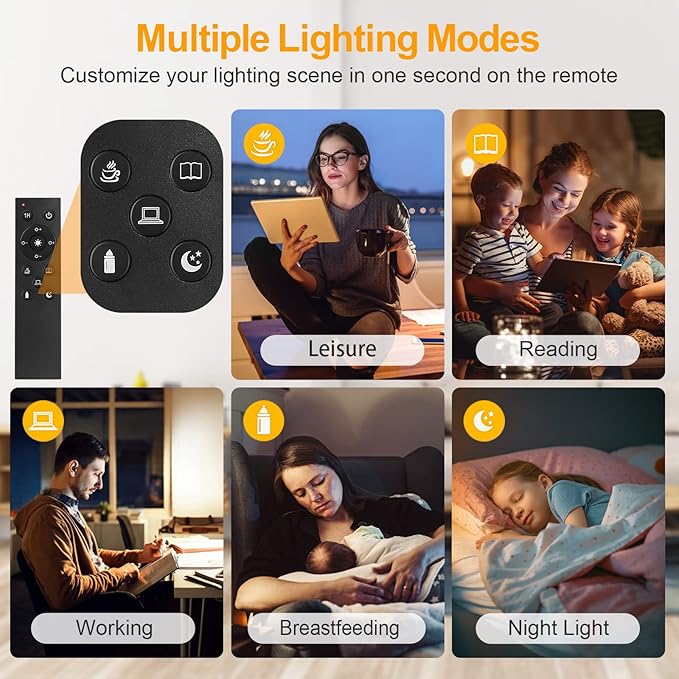 OUTON Floor Lamp, 30W/3000LM LED Modern Torchiere Sky Lamp, Dimmable Bright
