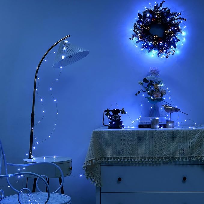 2 Pack 16.4ft Battery Operated String Lights