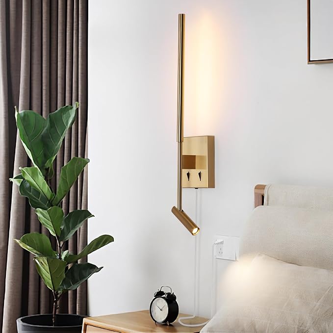 Modern Plug in Wall Sconce Indoor Ambient Lighting