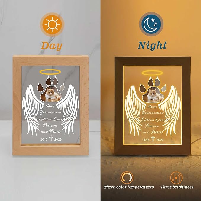 Custom Pet Memorial Night Light