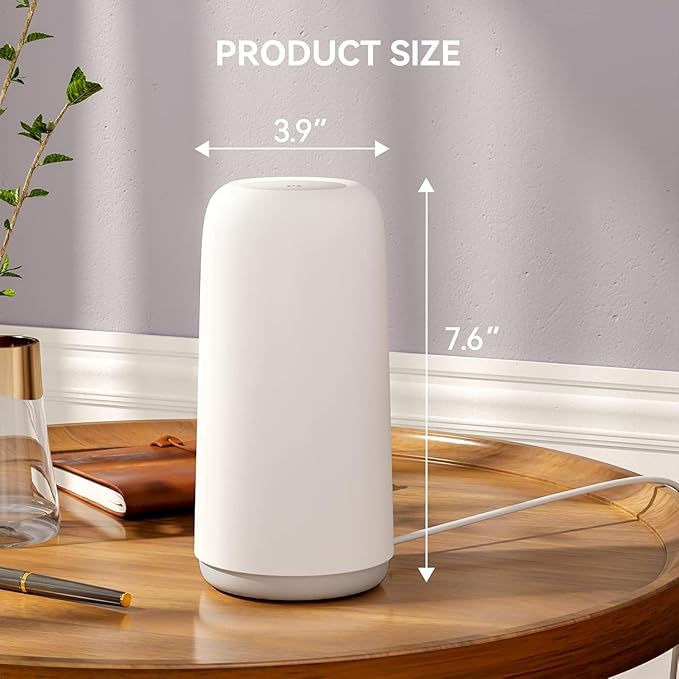 Touch Bedside Table Lamp, 3 Way Dimmable Small Lamp