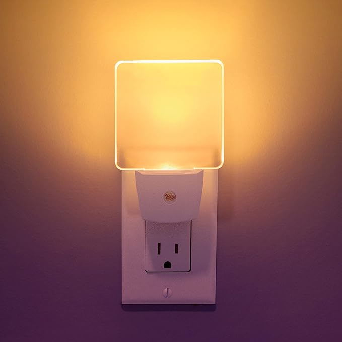 2-Pack Automatic Adults & Kids Night Lights Plug into Wall I Cozy Home Decor