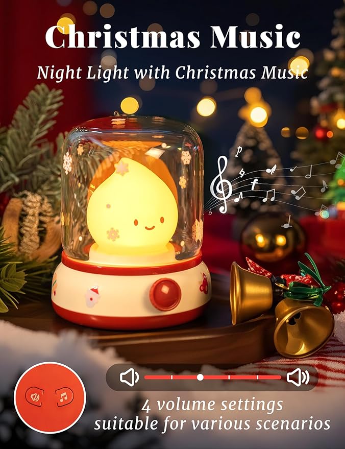 Christmas Night Light Music Box