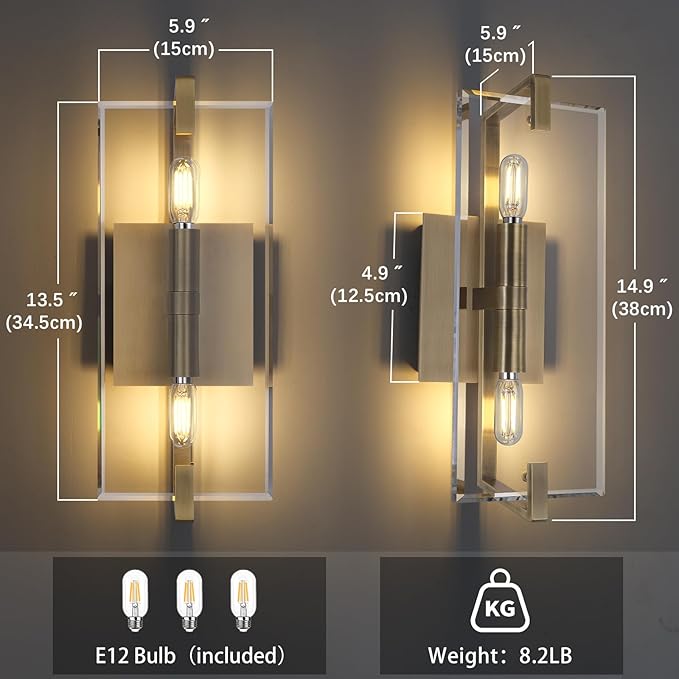 Crystal Vanity Wall Sconces Lights