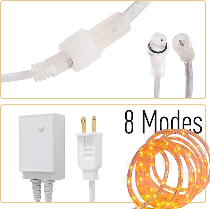 Waterproof LED Rope Lights, Connectable & Flexible
