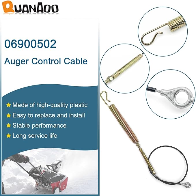 Traction Cable 06900502 for Ariens Pro Deluxe Platinum 24 28 30 32 SHO EFI RapidTrak 921030 921013 921017 921018 Snow Blowers Auger Cable