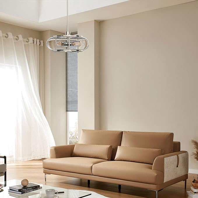 Elisha 3-Light Semi Flush Mount Ceiling Light