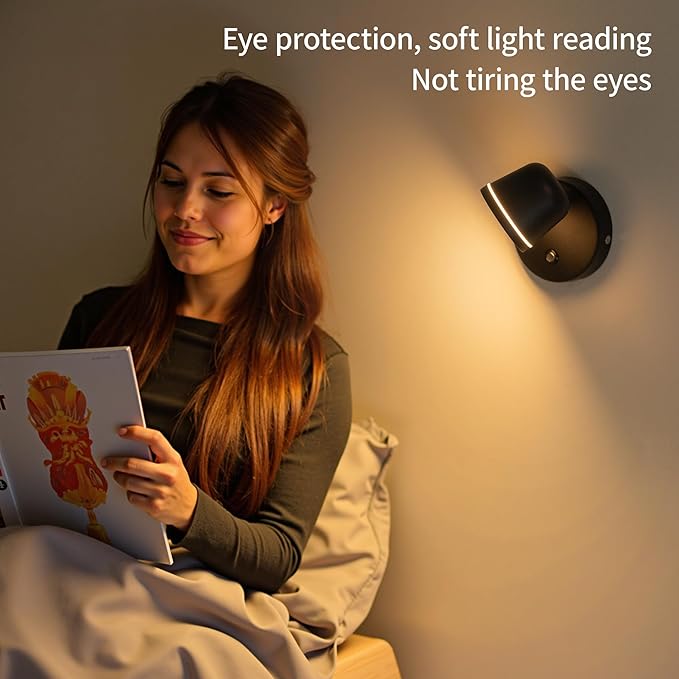 Aisilan Wall Sconce, Hardwired Touch Dimmable Wall Light