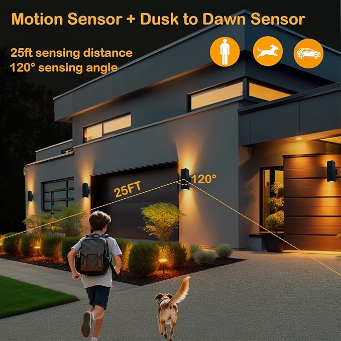Motion Sensor Outdoor Wall Light