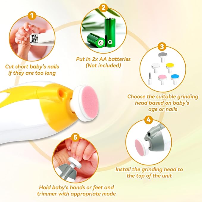 Baby Healthcare and Grooming Kit, Portable Baby Safety Care Set, Baby Essentials kit for Newborn(Yellow 20 in 1)
