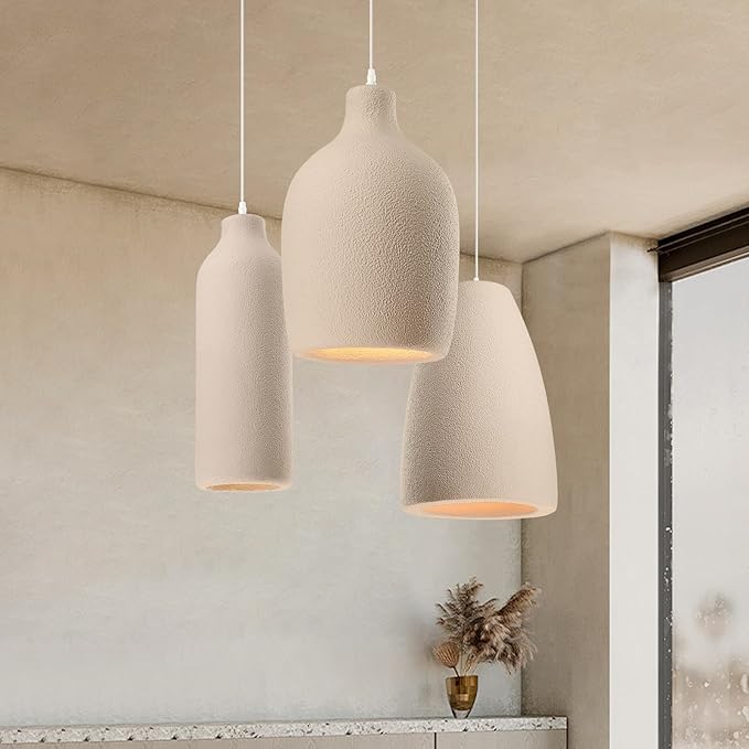 JAYMP Wabi Sabi Pendant Light for Dining Room Kitchen Island Light Hallway