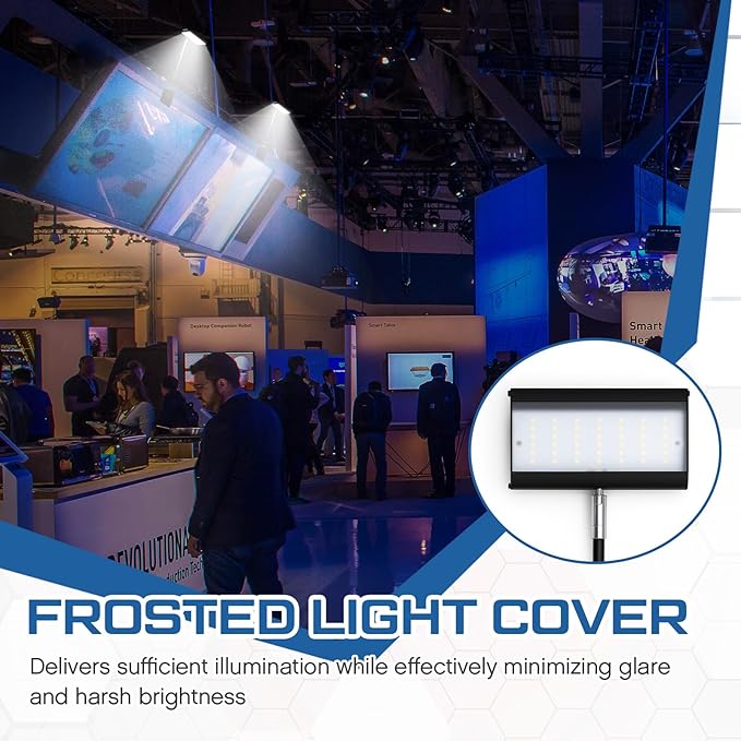 Retisee 2pcs Trade Show LED Lights Display and Exhibit Arm Lighting,