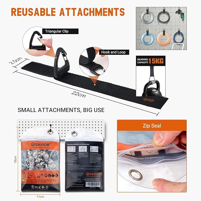 Savior 3Pack 16 Inch Chainsaw Chain 3/8" LP Pitch, .043" Gauge, 55 Drive Links Replace 61PMM355, 3610 005 0055, R55 Fits Stihl MS170 MS180 MS180C MS171 MS181 017 018 16" Chainsaw and More