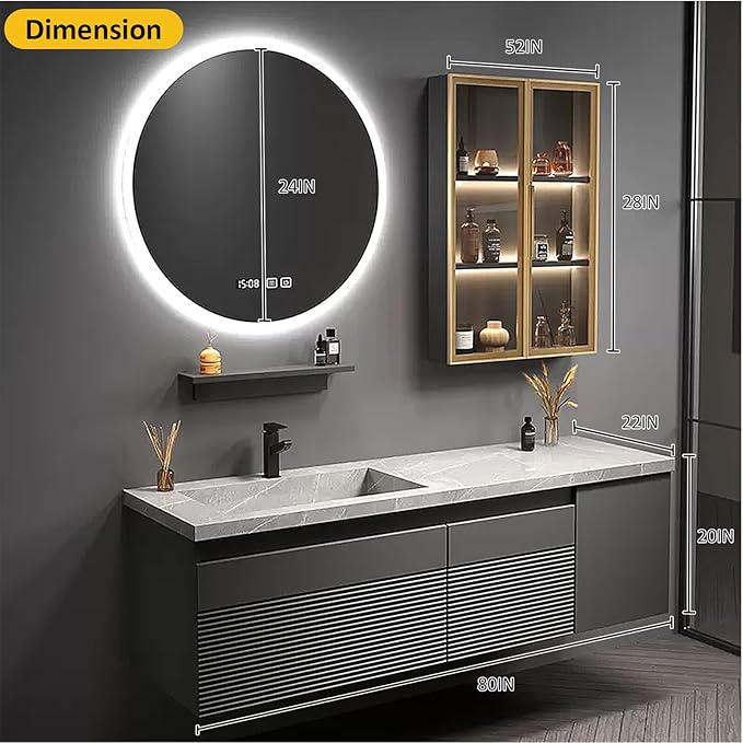 Modern Wood Bathroom Vanity