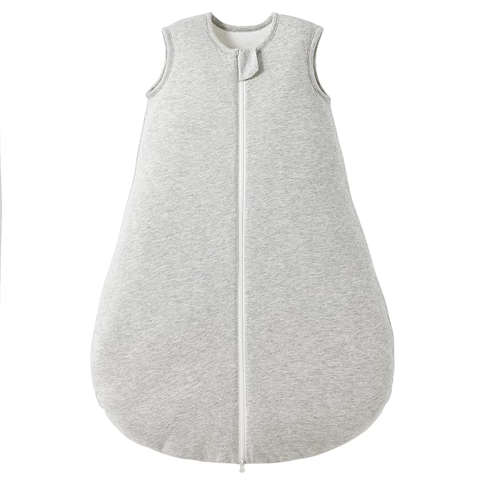 Duomiaomiao 2.5 TOG Baby Sleep Sack 100% Cotton Winter Baby Wearable Blanket, Warm Quilted Comfy Toddler Sleeping Sack