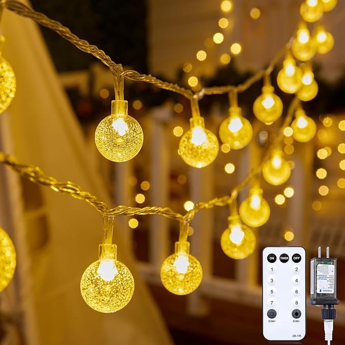 Minetom Globe String Lights