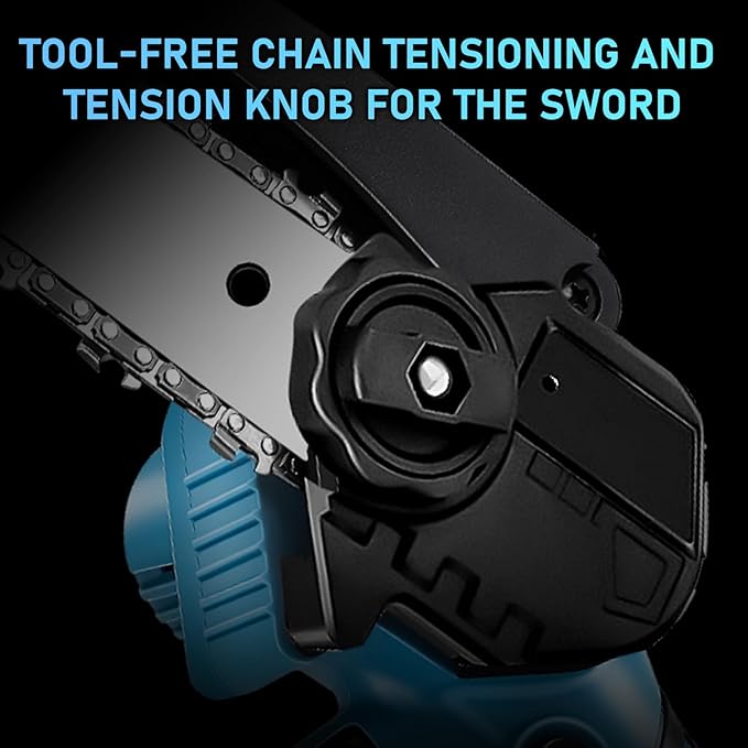 2 in 1 Cordless 6 inch Pole Saw & Mini Chainsaw with 2× 21V Battery, Electric Polesaw with Extension Pole for Tree Trimming