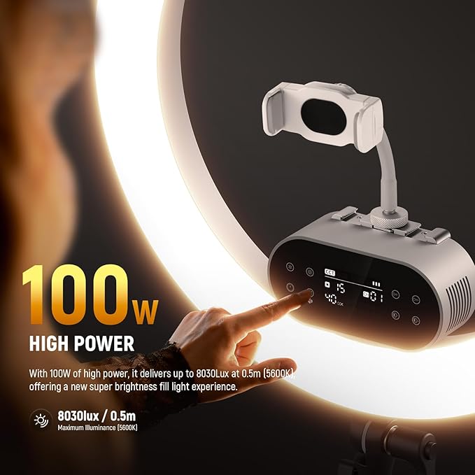 NEEWER 19" 100W High Power LED Ring Light