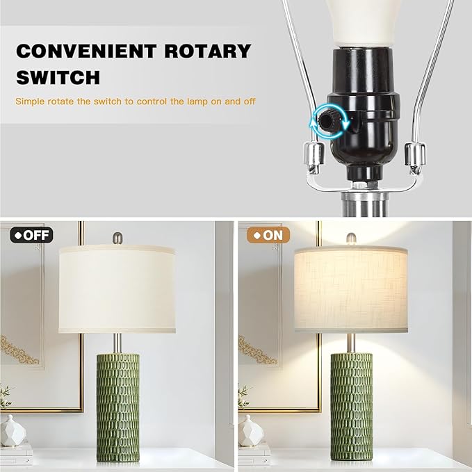 Modern Ceramic Table Lamps for Night Stands