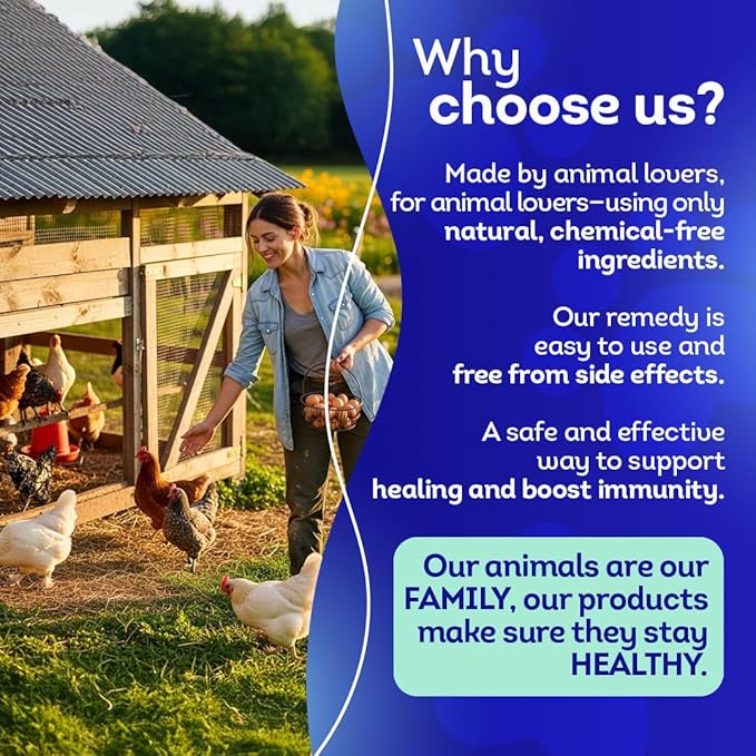 HealthyAnimals4Ever HA4E - Chicken Egg Booster Supplement - Supports Stronger Eggshells & Stress Relief - Highly Effective Homeopathic Formula - Natural Egg Strengthening Tablets - 300 Count