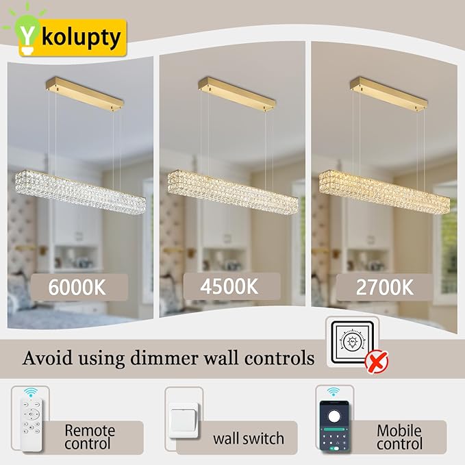 Rectangle Crystal Chandelier Modern Gold Crystal Chandelier Rectangular Pendant