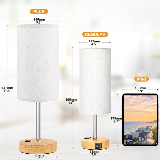 Fenmzee Touch Table Lamp