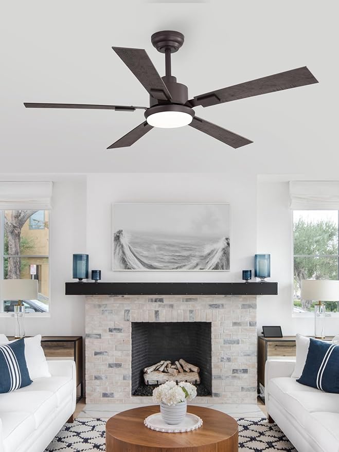 ZMISHIBO 52 inch Bronze Ceiling Fans
