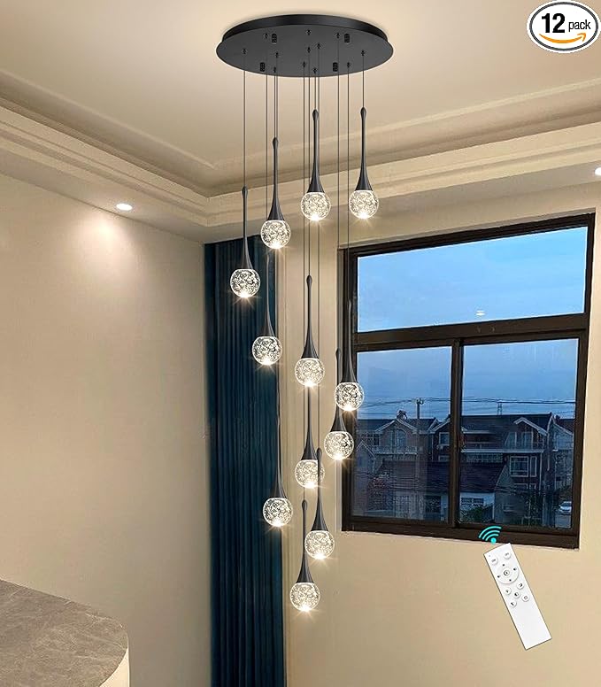118 inches Modern Glam Crystal Chandelier