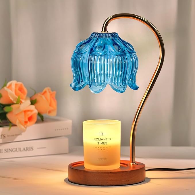 Flower Candle Warmer Lamp with Timer, Birthday Gifts