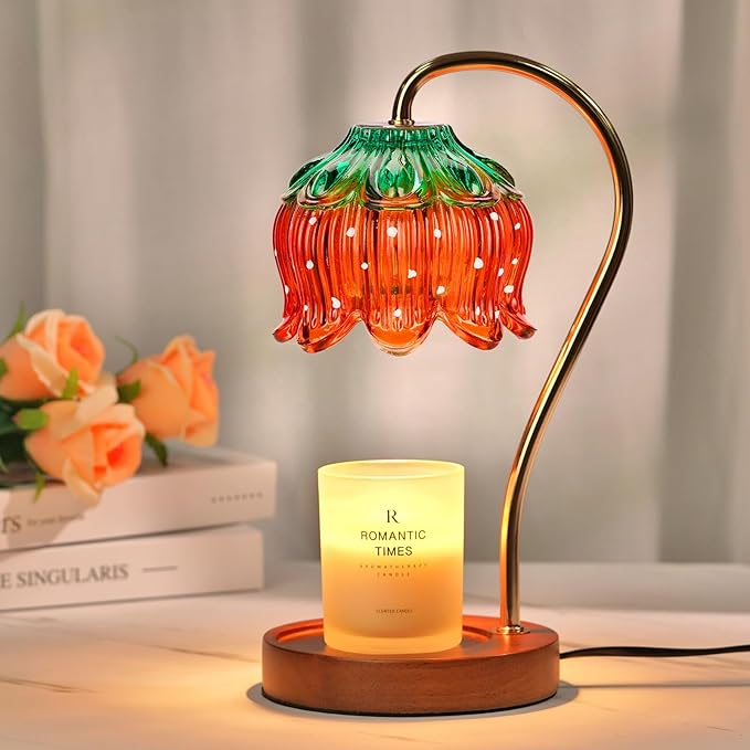 Strawberry Candle Warmer Lamp, Cute Candle Lamp
