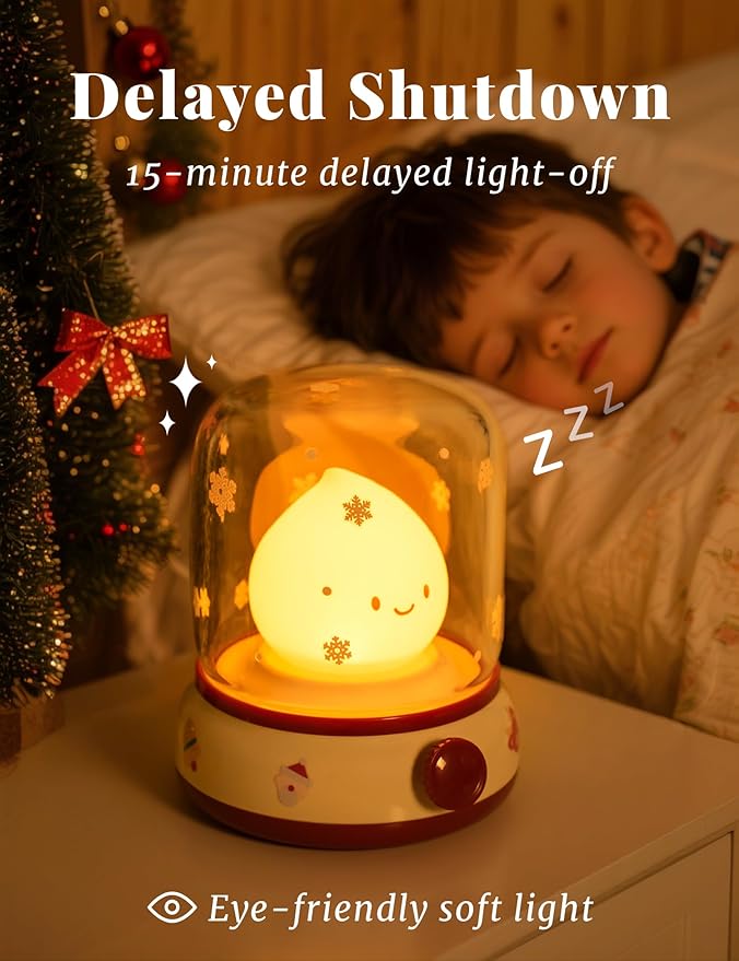 Christmas Night Light Music Box