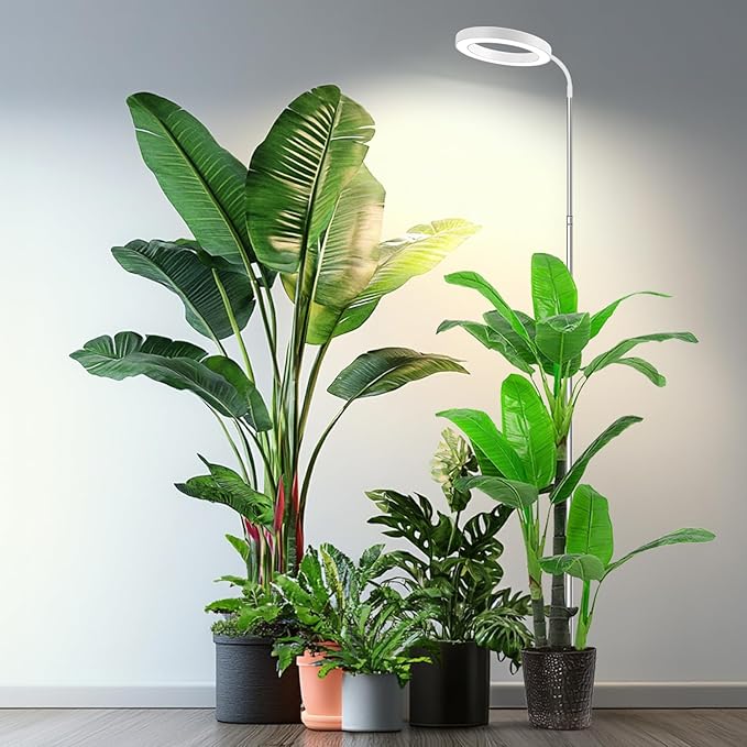 Garpsen Plant Light, 80 LEDs Full Spectrum Grow Lights