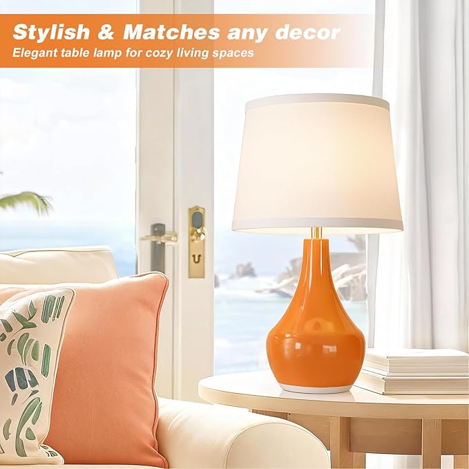 Seealle Modern Ceramic Table Lamps