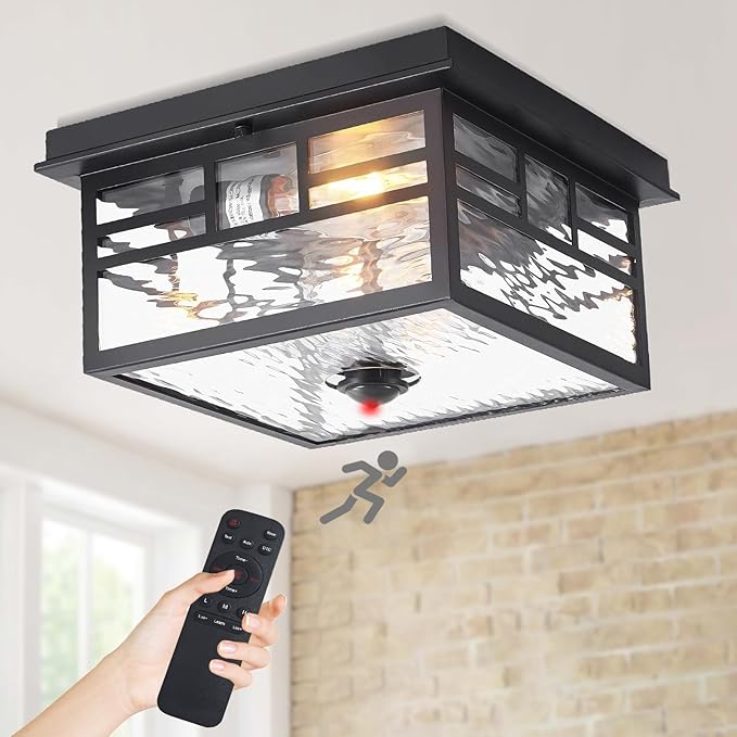 Upgraded Motion Sensor Outdoor Ceiling Light