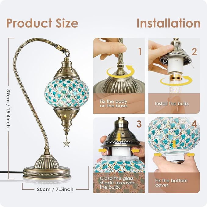 Yarra-Decor Turkish Moroccan Lamp