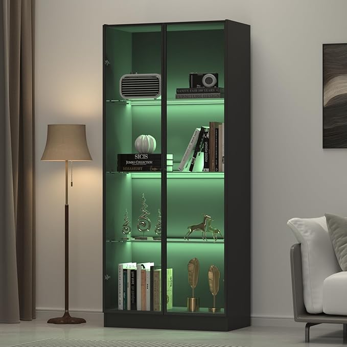 Display Cabinet with LED Lights