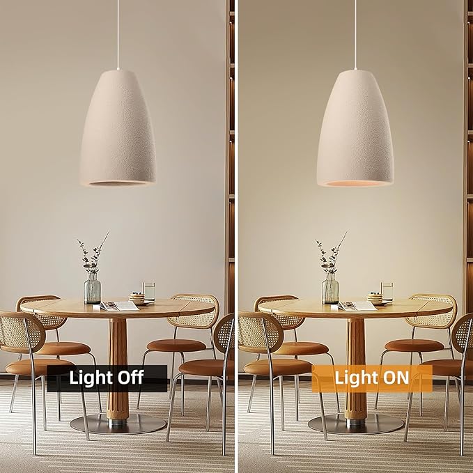 JAYMP Wabi Sabi Pendant Light for Dining Room Kitchen Island Light Hallway