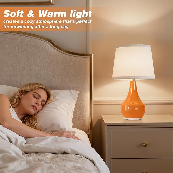 Seealle Modern Ceramic Table Lamps