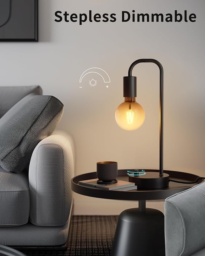 ONEWISH Industrial Table Lamp
