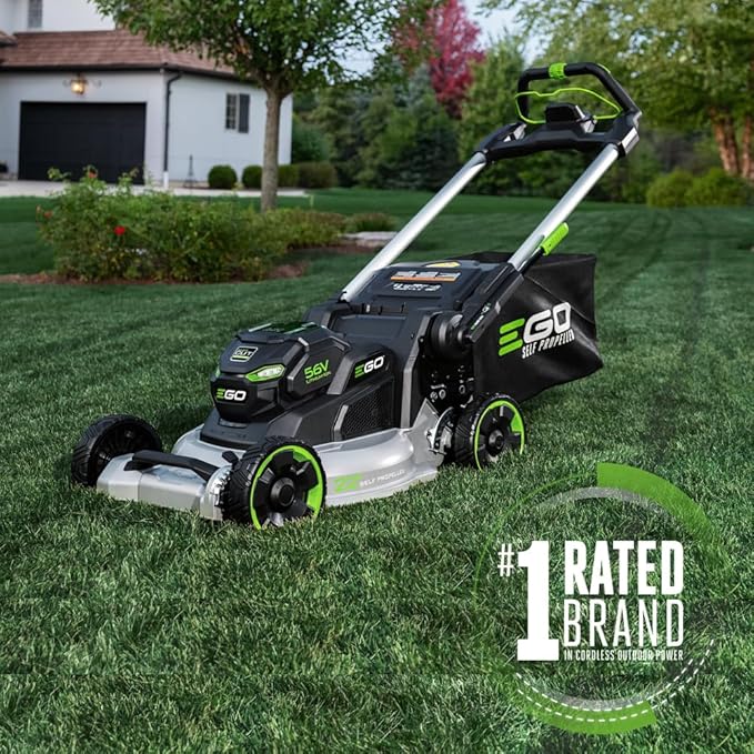 EGO Power+ Electric Lawn Mower, Self-Propelled Cordless with 22" Aluminum Deck, Select Cut and Touch Drive, Battery and Charger Not Included - LM2200SP