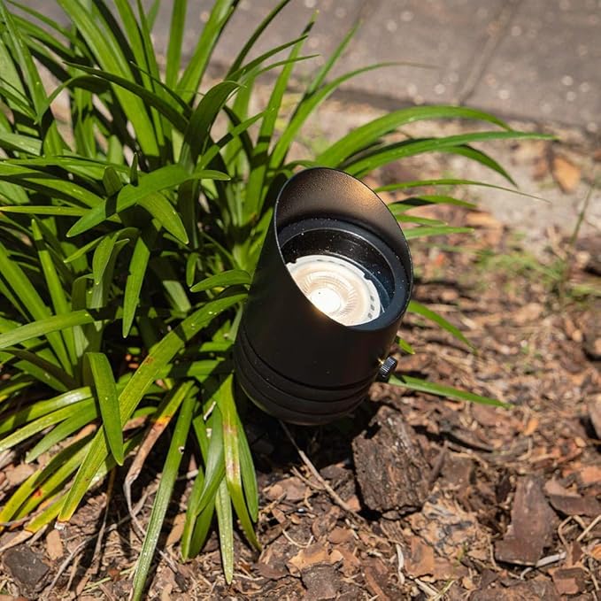 VOLT Fat Boy 12V Brass Outdoor Spotlight