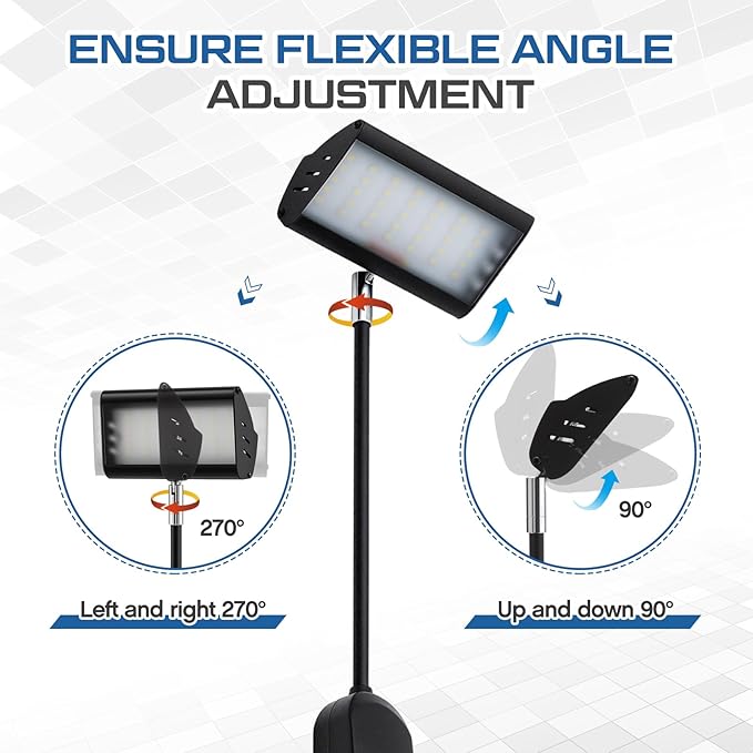 Retisee 2pcs Trade Show LED Lights Display and Exhibit Arm Lighting,