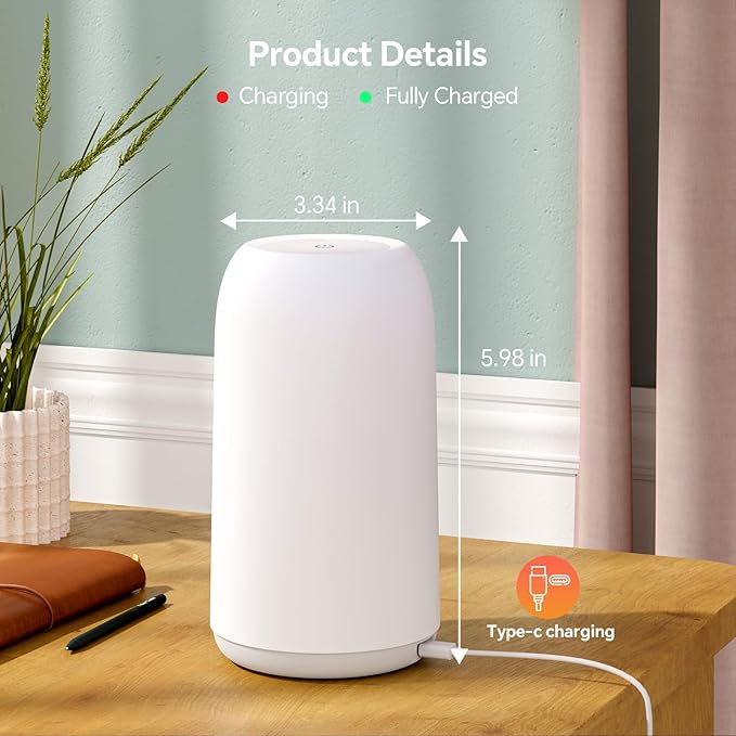 Cordless Table Lamps Rechargeable, Touch Lamp