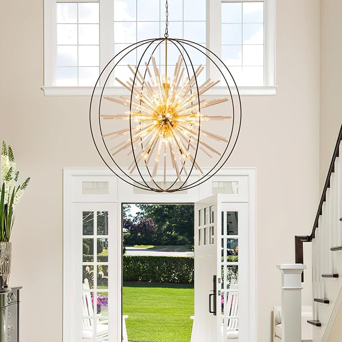 Vezzio 52" Extra Large Globe Chandelier