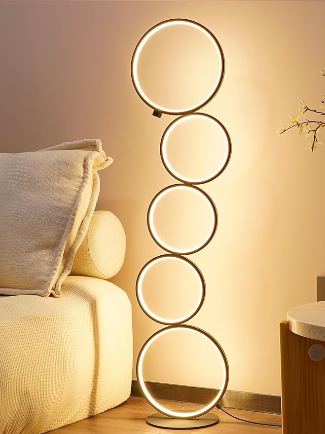 NUÜR 43.3" Modern Floor Lamp, LED Floor Lamp