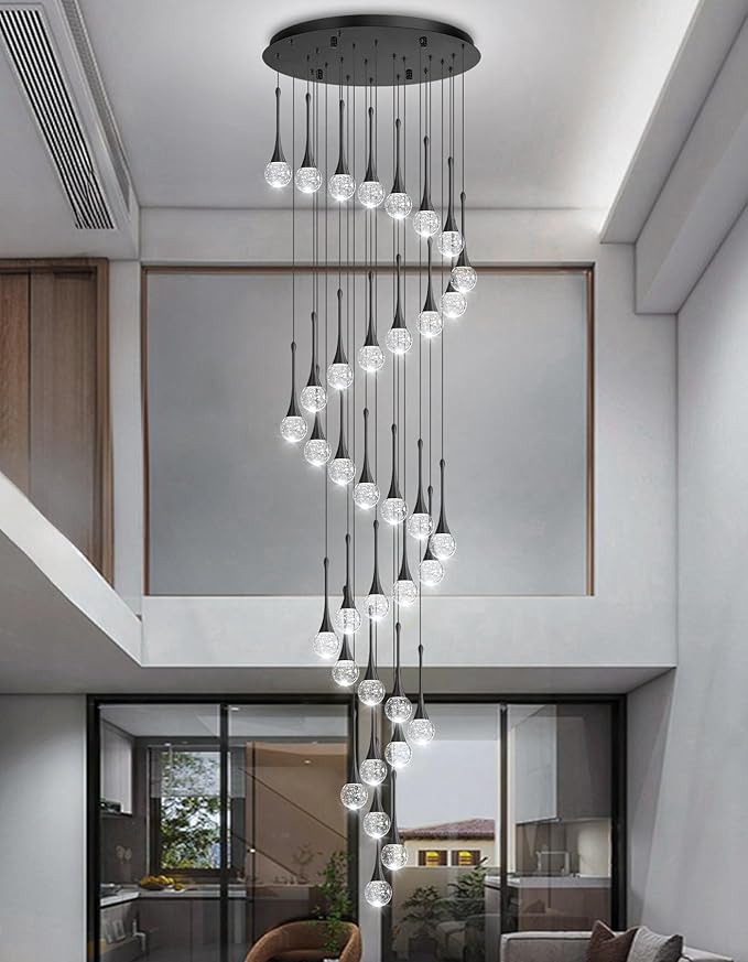36 Light Modern Glam Crystal Chandelier