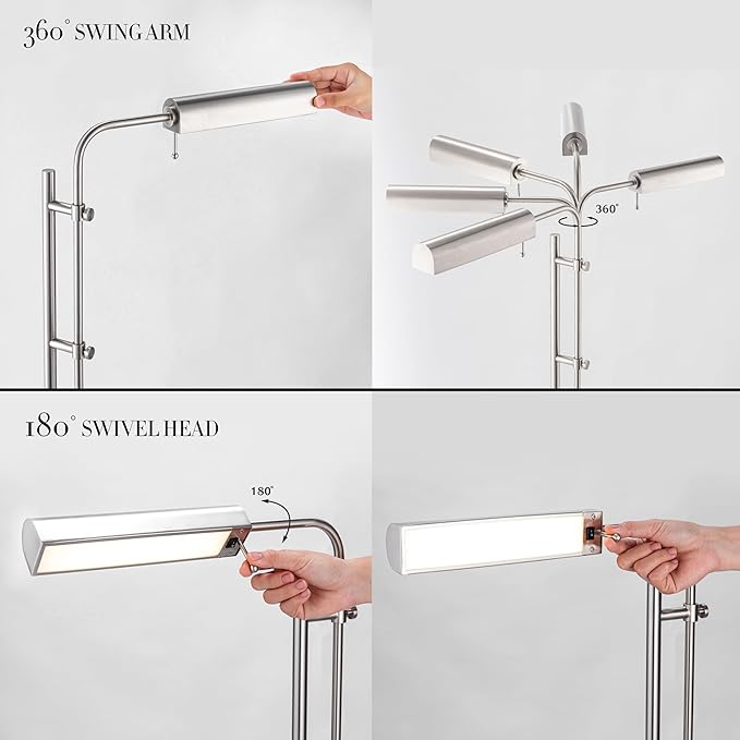 O'Bright Cedric Adjustable Pharmacy Floor Lamp