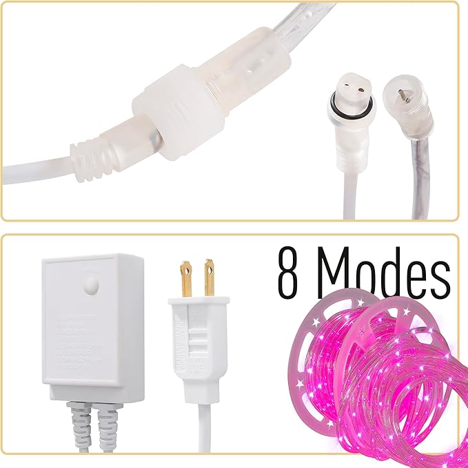 Waterproof LED Rope Lights, Connectable & Flexible