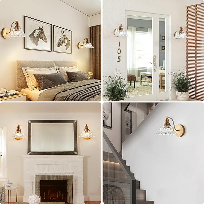 Vintage Wall Sconces Brass Wall Lights