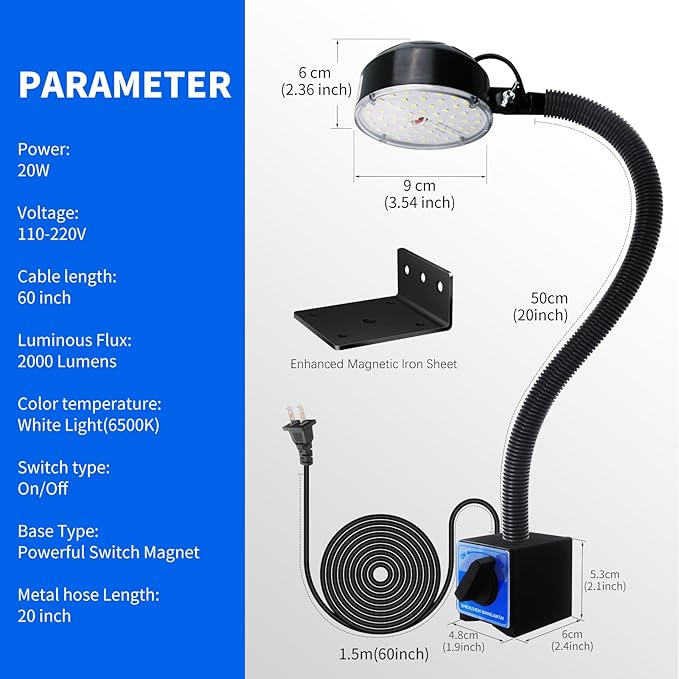 Magnetic Work Light, LED Machine Light, Work Light